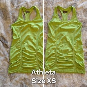 Athleta Neon Yellow Speedlight Tank Top